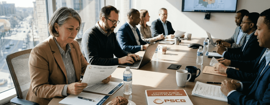 Municipal officials planning public safety strategy