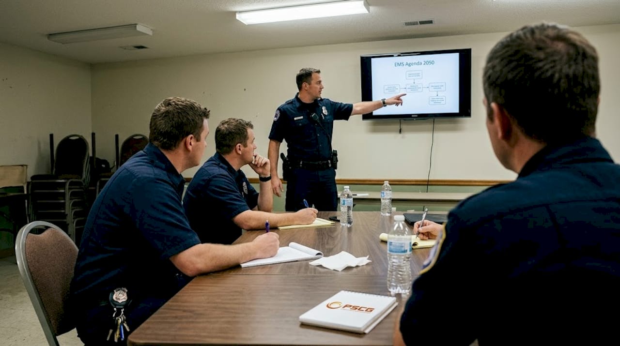 Paramedics attending EMS Agenda 2050 session