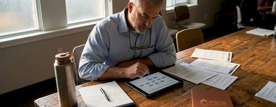 Administrator reviewing MIH workflow documentation