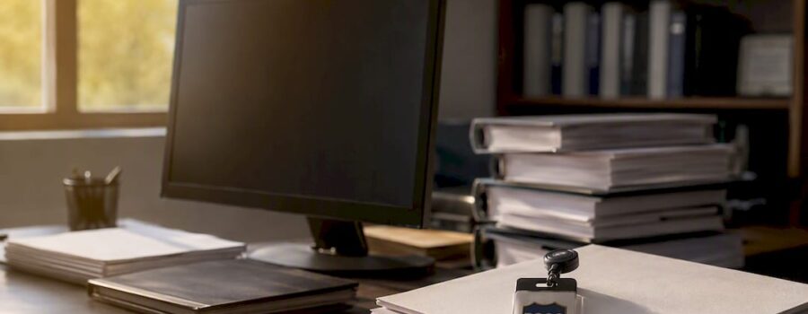 EMS agency assessment workspace with PSCG logo