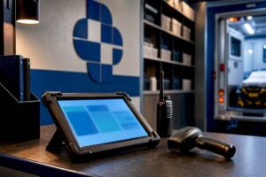 EMS documentation workflow in billing operations room