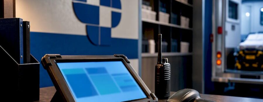 EMS documentation workflow in billing operations room