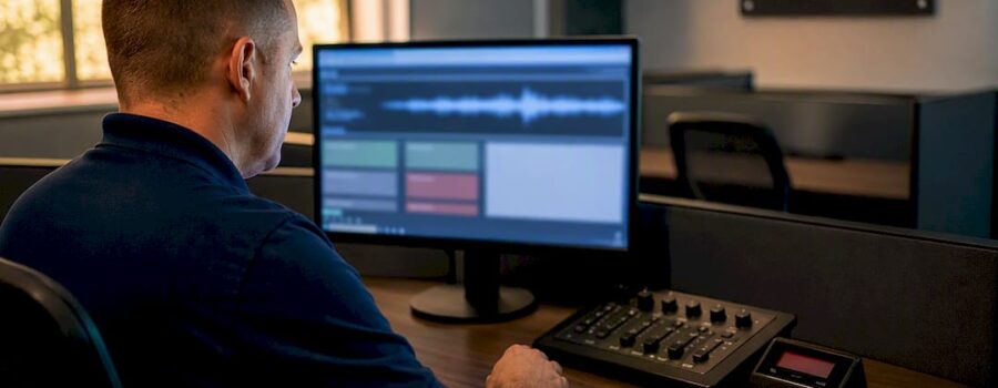 Dispatch quality review workstation