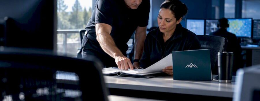 911 leaders reviewing accreditation readiness